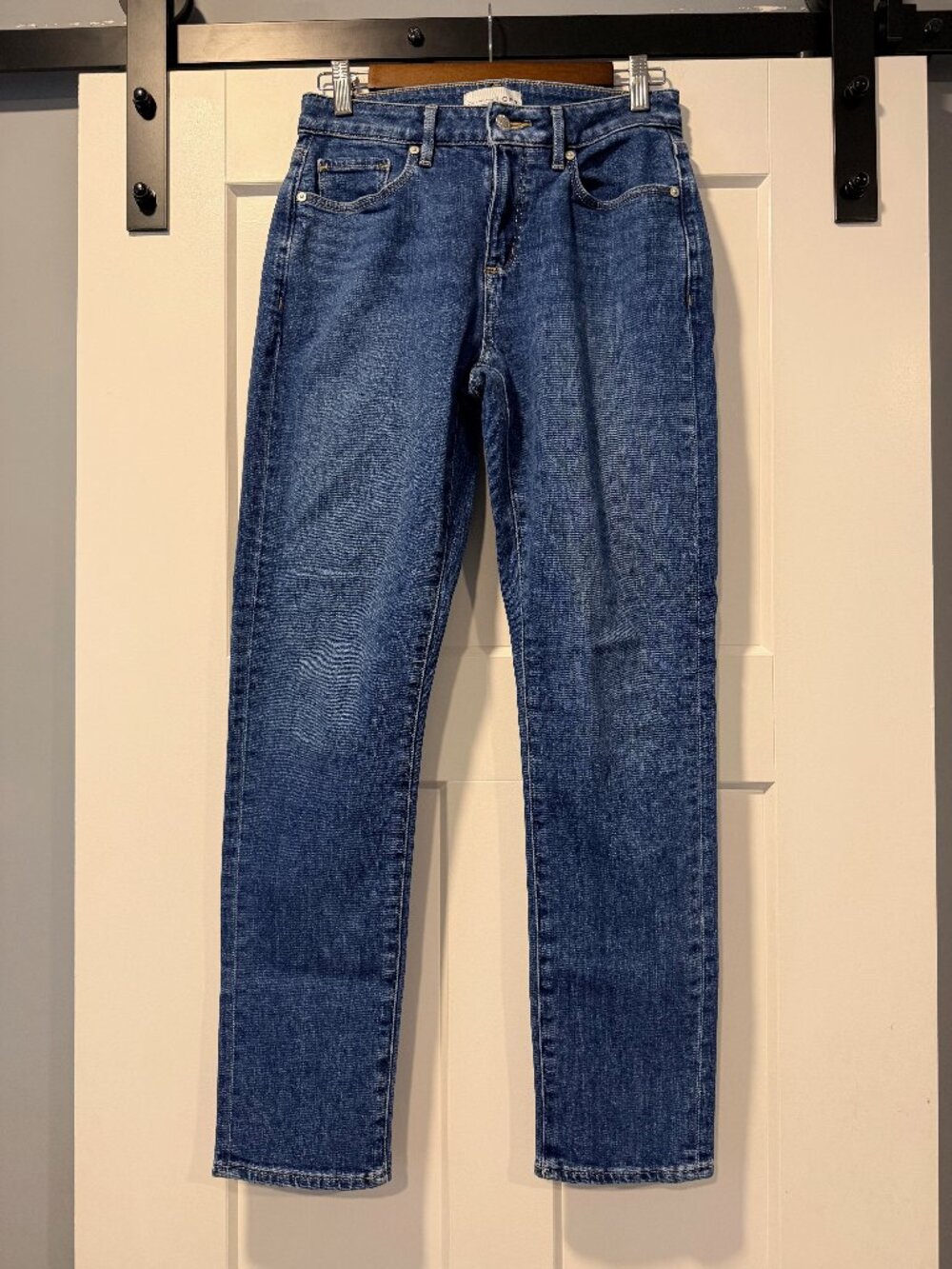 Loft Medium Blue Denim 5-Pocket Ladies Stretch Jeans